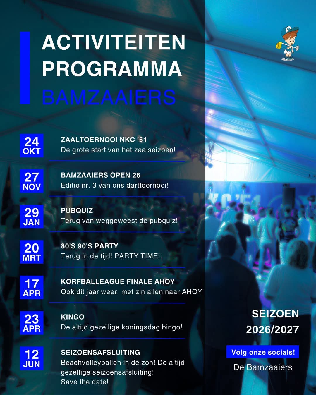 Activiteiten Bamzaaiers 2027 bekend!
