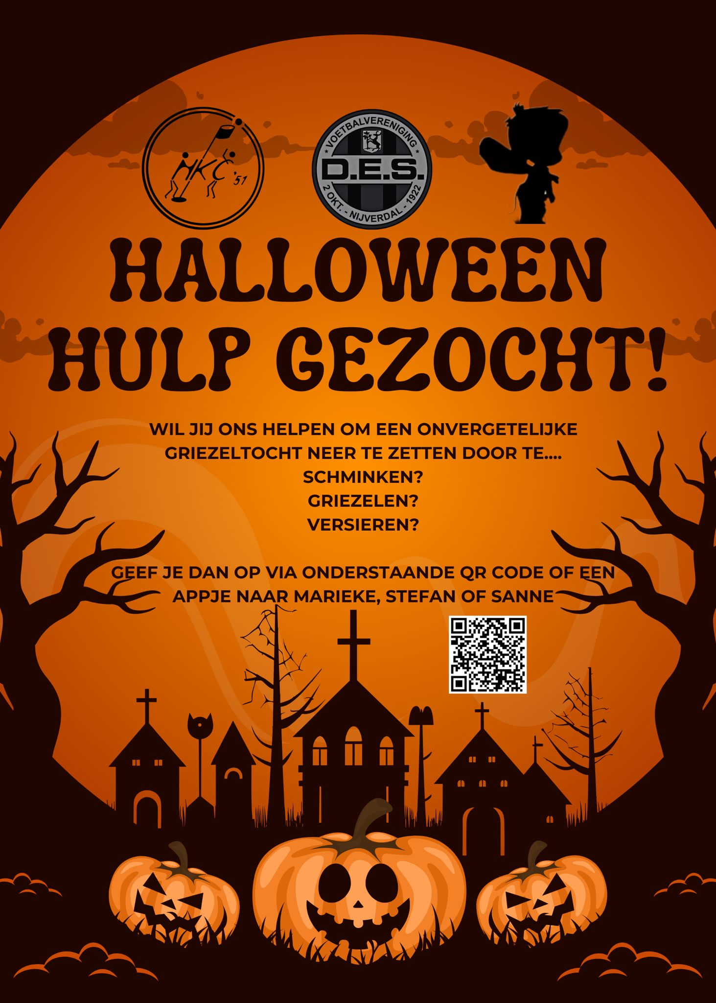 Hulp bij Halloween